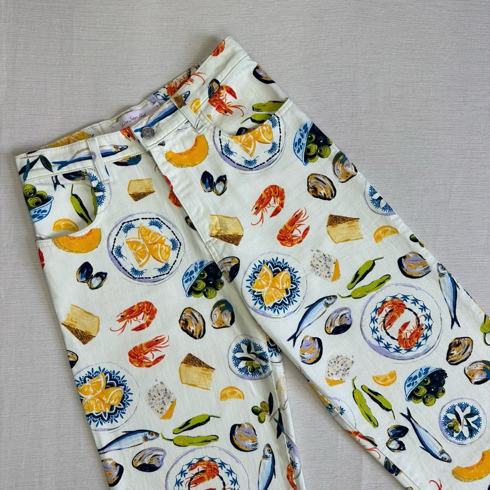 LISA SAYS GAH Robyn High Rise Wide Jeans Tapas Mediterranean Italian Summer 4 - Picture 2 of 9